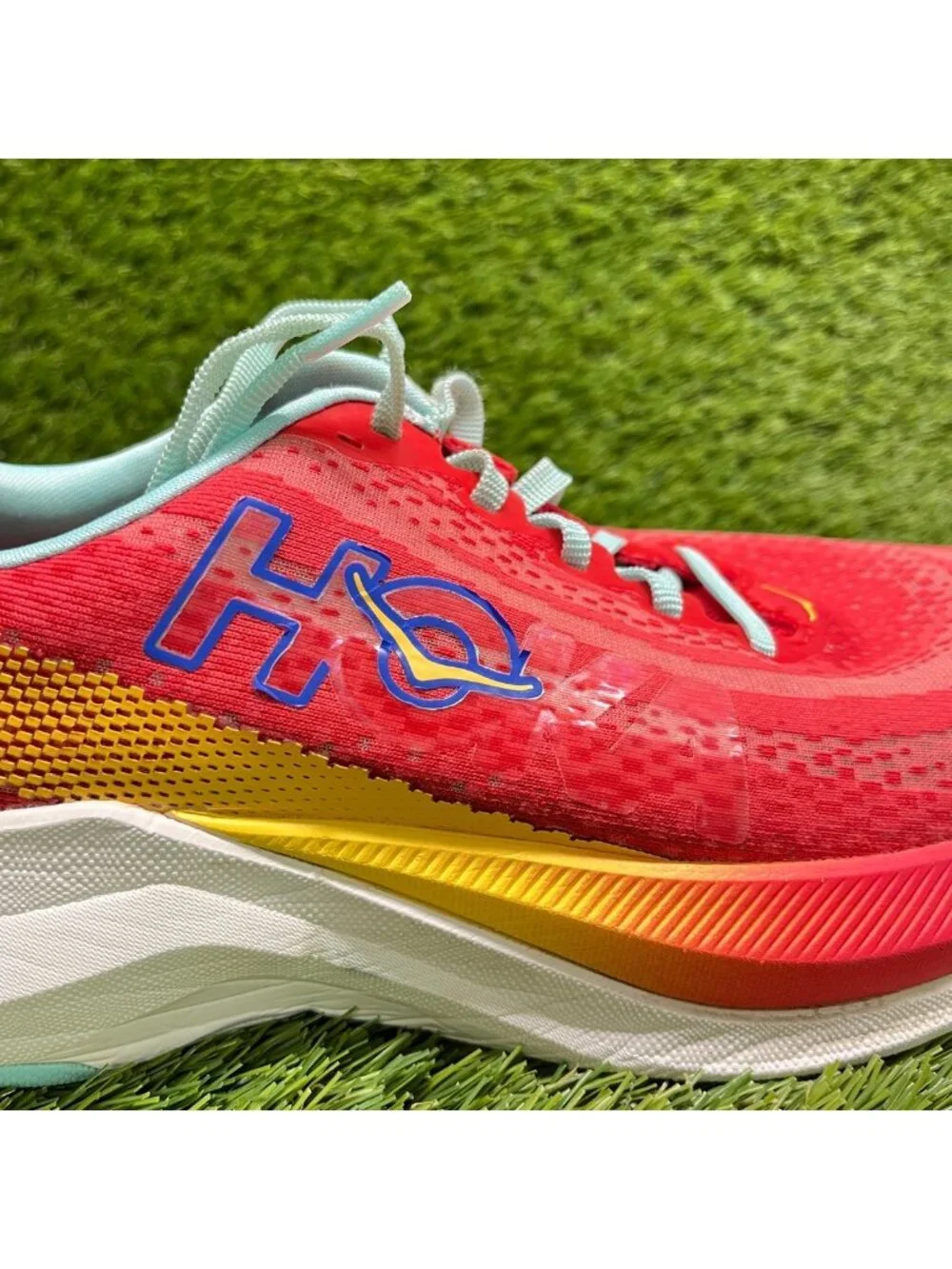 Hoka One One Mach X Cerise Cloudless Red Womens Size 8.5 Running Shoes Sneakers - Picture 2 of 12